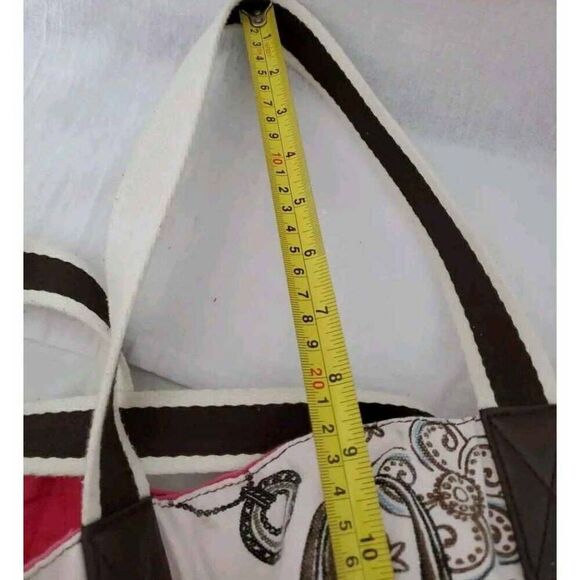 Brighton Canvas Tote Large Shopping Hearts - Picture 9 of 10